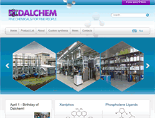 Tablet Screenshot of dalchem.com